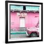 ¡Viva Mexico! Square Collection - "5 de febrero" Pink Wall-Philippe Hugonnard-Framed Photographic Print