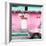 ¡Viva Mexico! Square Collection - "5 de febrero" Pink Wall-Philippe Hugonnard-Framed Photographic Print