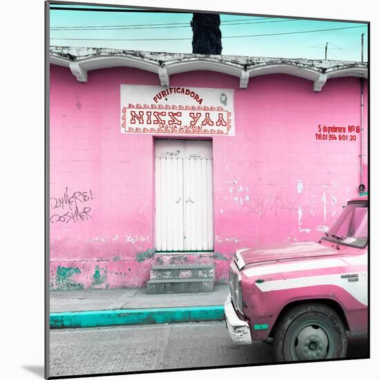 ¡Viva Mexico! Square Collection - "5 de febrero" Pink Wall-Philippe Hugonnard-Mounted Photographic Print