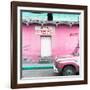 ¡Viva Mexico! Square Collection - "5 de febrero" Pink Wall-Philippe Hugonnard-Framed Photographic Print