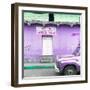 ¡Viva Mexico! Square Collection - "5 de febrero" Purple Wall-Philippe Hugonnard-Framed Photographic Print