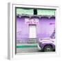 ¡Viva Mexico! Square Collection - "5 de febrero" Purple Wall-Philippe Hugonnard-Framed Photographic Print