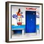 ¡Viva Mexico! Square Collection - "ALASKA" Blue Bar-Philippe Hugonnard-Framed Photographic Print