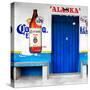 ¡Viva Mexico! Square Collection - "ALASKA" Blue Bar-Philippe Hugonnard-Stretched Canvas