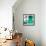 ¡Viva Mexico! Square Collection - "ALASKA" Coral Green Bar-Philippe Hugonnard-Framed Stretched Canvas displayed on a wall