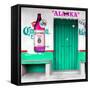 ¡Viva Mexico! Square Collection - "ALASKA" Coral Green Bar-Philippe Hugonnard-Framed Stretched Canvas