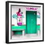 ¡Viva Mexico! Square Collection - "ALASKA" Coral Green Bar-Philippe Hugonnard-Framed Photographic Print