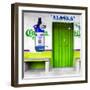 ¡Viva Mexico! Square Collection - "ALASKA" Green Bar-Philippe Hugonnard-Framed Photographic Print