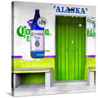 ¡Viva Mexico! Square Collection - "ALASKA" Green Bar-Philippe Hugonnard-Stretched Canvas