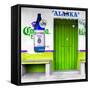 ¡Viva Mexico! Square Collection - "ALASKA" Green Bar-Philippe Hugonnard-Framed Stretched Canvas