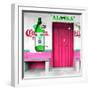 ¡Viva Mexico! Square Collection - "ALASKA" Pink Bar-Philippe Hugonnard-Framed Photographic Print