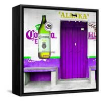 ¡Viva Mexico! Square Collection - "ALASKA" Purple Bar-Philippe Hugonnard-Framed Stretched Canvas