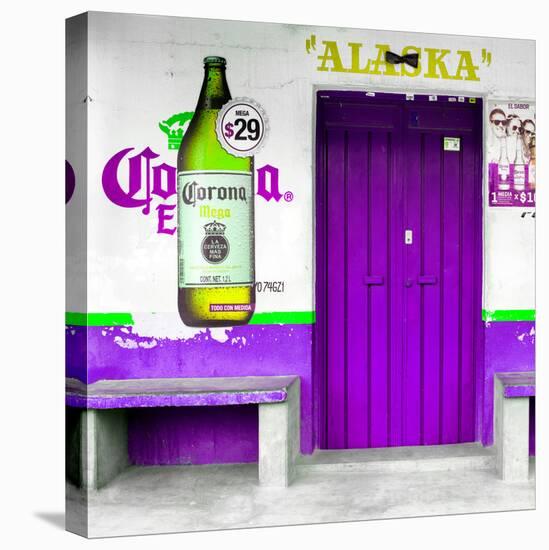 ¡Viva Mexico! Square Collection - "ALASKA" Purple Bar-Philippe Hugonnard-Stretched Canvas