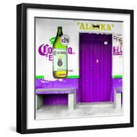 ¡Viva Mexico! Square Collection - "ALASKA" Purple Bar-Philippe Hugonnard-Framed Photographic Print