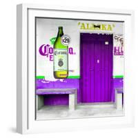 ¡Viva Mexico! Square Collection - "ALASKA" Purple Bar-Philippe Hugonnard-Framed Photographic Print