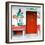 ¡Viva Mexico! Square Collection - "ALASKA" Red Bar-Philippe Hugonnard-Framed Photographic Print