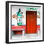 ¡Viva Mexico! Square Collection - "ALASKA" Red Bar-Philippe Hugonnard-Framed Photographic Print