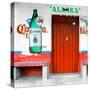 ¡Viva Mexico! Square Collection - "ALASKA" Red Bar-Philippe Hugonnard-Stretched Canvas