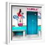 ¡Viva Mexico! Square Collection - "ALASKA" Turquoise Bar-Philippe Hugonnard-Framed Photographic Print