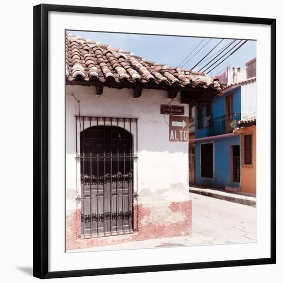 ¡Viva Mexico! Square Collection - "ALTO" San Cristobal III-Philippe Hugonnard-Framed Photographic Print