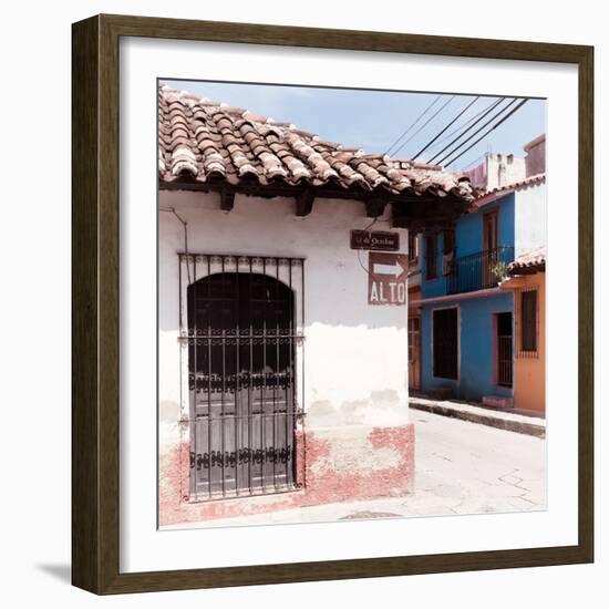 ¡Viva Mexico! Square Collection - "ALTO" San Cristobal III-Philippe Hugonnard-Framed Photographic Print