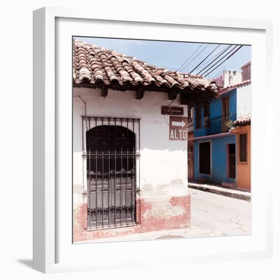 ¡Viva Mexico! Square Collection - "ALTO" San Cristobal III-Philippe Hugonnard-Framed Photographic Print