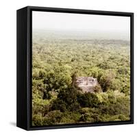 ¡Viva Mexico! Square Collection - Ancient Maya City within the Jungle - Calakmul V-Philippe Hugonnard-Framed Stretched Canvas