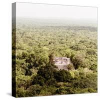 ¡Viva Mexico! Square Collection - Ancient Maya City within the Jungle - Calakmul V-Philippe Hugonnard-Stretched Canvas