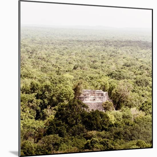 ¡Viva Mexico! Square Collection - Ancient Maya City within the Jungle - Calakmul V-Philippe Hugonnard-Mounted Photographic Print