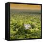 ¡Viva Mexico! Square Collection - Ancient Maya City within the Jungle - Calakmul VI-Philippe Hugonnard-Framed Stretched Canvas