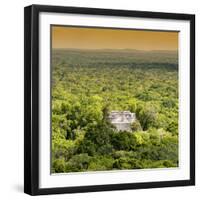 ¡Viva Mexico! Square Collection - Ancient Maya City within the Jungle - Calakmul VI-Philippe Hugonnard-Framed Photographic Print