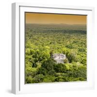 ¡Viva Mexico! Square Collection - Ancient Maya City within the Jungle - Calakmul VI-Philippe Hugonnard-Framed Photographic Print