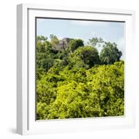 ¡Viva Mexico! Square Collection - Ancient Maya City within the Jungle - Calakmul-Philippe Hugonnard-Framed Photographic Print