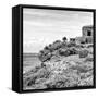 ¡Viva Mexico! Square Collection - Ancient Mayan Fortress in Riviera Maya II - Tulum-Philippe Hugonnard-Framed Stretched Canvas