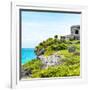 ¡Viva Mexico! Square Collection - Ancient Mayan Fortress in Riviera Maya - Tulum-Philippe Hugonnard-Framed Photographic Print