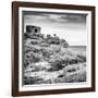 ¡Viva Mexico! Square Collection - Ancient Mayan Fortress in Riviera Maya V - Tulum-Philippe Hugonnard-Framed Photographic Print