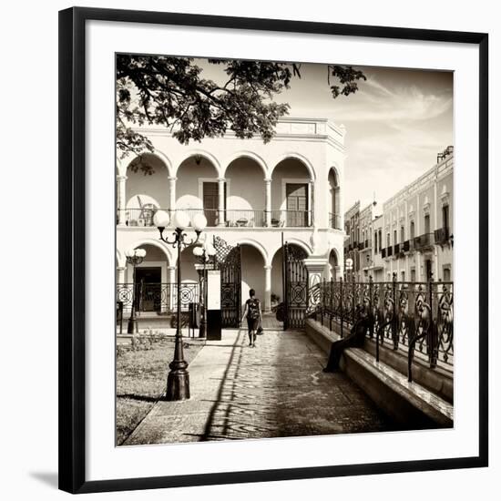 ¡Viva Mexico! Square Collection - Architecture Campeche II-Philippe Hugonnard-Framed Photographic Print