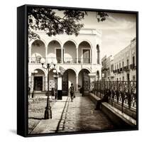 ¡Viva Mexico! Square Collection - Architecture Campeche II-Philippe Hugonnard-Framed Stretched Canvas