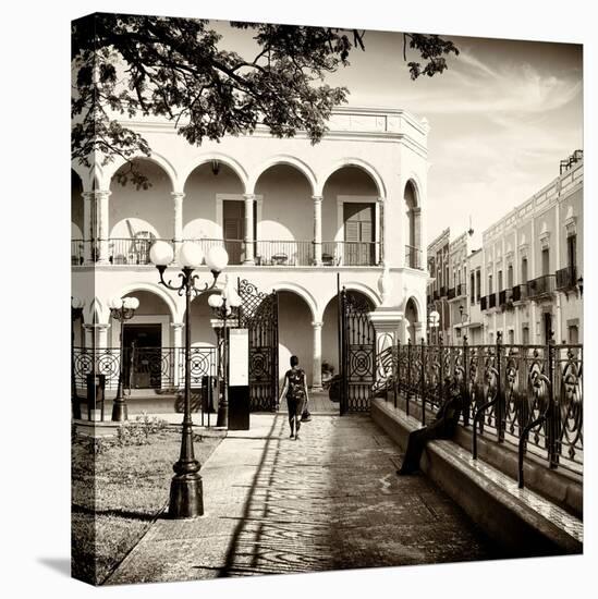 ¡Viva Mexico! Square Collection - Architecture Campeche II-Philippe Hugonnard-Stretched Canvas