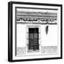 ¡Viva Mexico! Square Collection - B&W Facade-Philippe Hugonnard-Framed Photographic Print