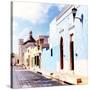 ¡Viva Mexico! Square Collection - Beautiful Colorful Street in Campeche V-Philippe Hugonnard-Stretched Canvas