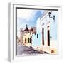 ¡Viva Mexico! Square Collection - Beautiful Colorful Street in Campeche V-Philippe Hugonnard-Framed Photographic Print