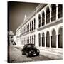 ¡Viva Mexico! Square Collection - Black VW Beetle in Campeche II-Philippe Hugonnard-Stretched Canvas