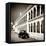 ¡Viva Mexico! Square Collection - Black VW Beetle in Campeche II-Philippe Hugonnard-Framed Stretched Canvas