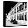 ¡Viva Mexico! Square Collection - Black VW Beetle in Campeche III-Philippe Hugonnard-Framed Stretched Canvas