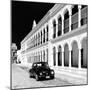 ¡Viva Mexico! Square Collection - Black VW Beetle in Campeche III-Philippe Hugonnard-Mounted Photographic Print