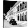 ¡Viva Mexico! Square Collection - Black VW Beetle in Campeche III-Philippe Hugonnard-Stretched Canvas