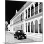 ¡Viva Mexico! Square Collection - Black VW Beetle in Campeche III-Philippe Hugonnard-Mounted Photographic Print