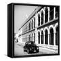 ¡Viva Mexico! Square Collection - Black VW Beetle in Campeche-Philippe Hugonnard-Framed Stretched Canvas