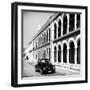 ¡Viva Mexico! Square Collection - Black VW Beetle in Campeche-Philippe Hugonnard-Framed Photographic Print